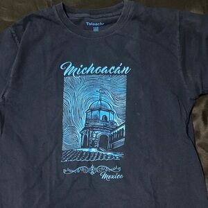 Navy Michoacán Graphic Tee